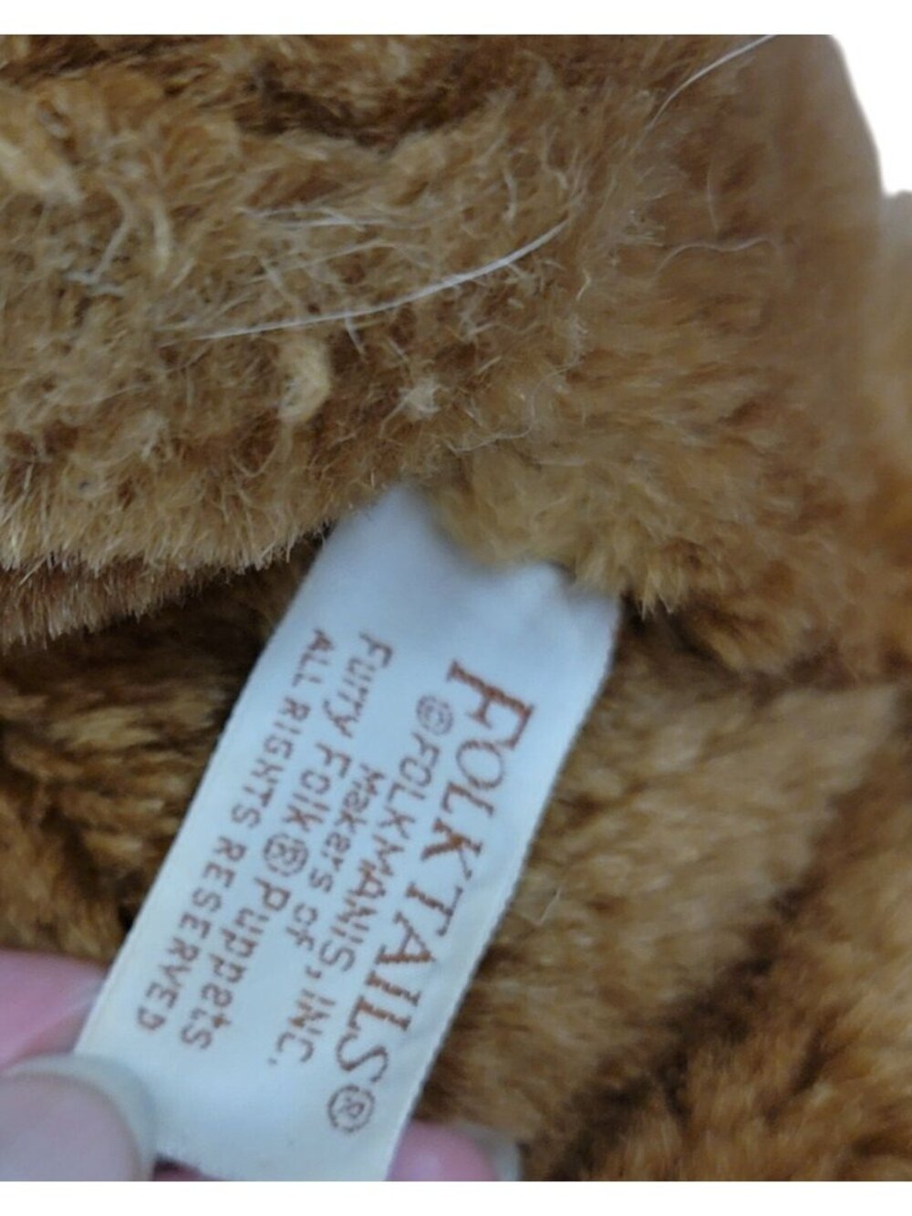 Retired Folkmanis Folktails Lion Hand Puppet 20" Plush Full Body Made Korea - Picture 6 of 7